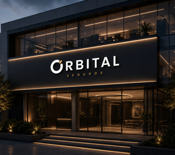 Fachada da sede Orbital Seguros